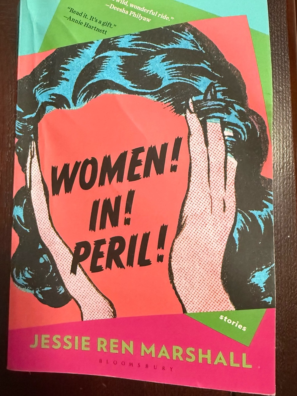 Book Jessie Ren Marshall Women in Peril! - Pink & Teal Cover